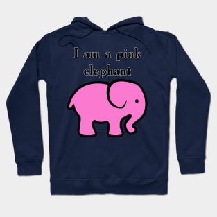 I Am a Pink Elephant - Cute Animal Hoodie